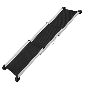 i.Pet Deluxe Aluminium Foldable Pet Ramp - Black i.Pet
